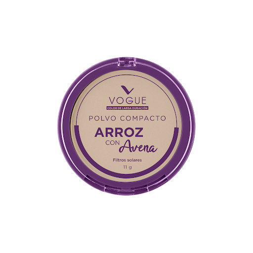 Polvo Vogue Arroz Con Filtros Solares Porcelana x 11 gr