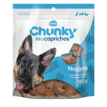 Snacks Mascotas   Delicaprichos Chunky Perros x 160 gr  