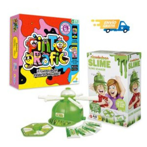 Oferta 28: Pintografic + Slim Soaker RONDA CAJA x 1 Oferta 28: Pintografic + Slim Soaker

Disfruta de tus juegos y juguetes favoritos con este espectacular Combo Pintografic + Slim Soaker.

Pintografic

Divertido juego de palabras dibujadas donde la cr