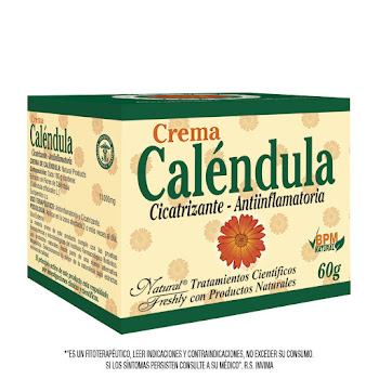 Crema Caléndula Natural Freshly Frasco x 60 gr  