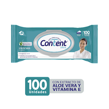 Toallas Húmedas Content Ultra x 100 und  