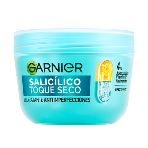 Crema Garnier Hidratante Anti Imperfecciones Toque Seco Acido Salicilico Frasco x 85 g