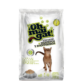 Alimento Para Gatos Oh Mai Gat Inquietos x 500 gr  