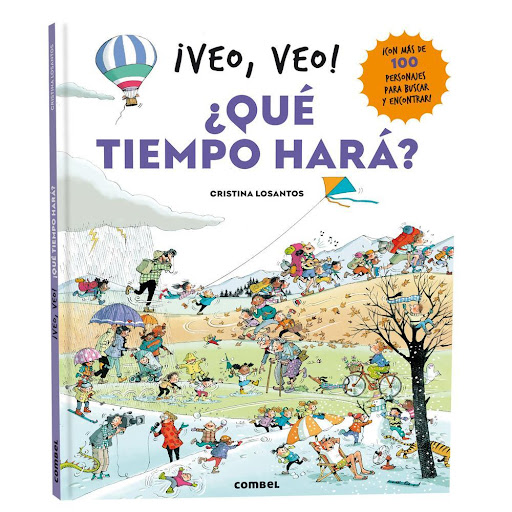 Veo, Veo! ¿Qué Tiempo Hará? (T.D) Combel Libro x 1.0 VEO, VEO! .QUE TIEMPO HARA? td  Combel   Un día de viento en otoño; la niebla, el frío y la nieve de un día frío de invierno; el tiempo de primavera con los chubascos y el arcoíris; un día de verano d