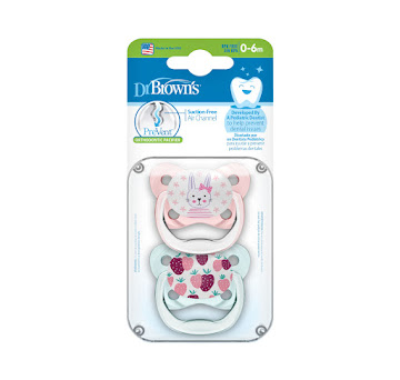 Chupo De Entretención   Prevent 0-6 Meses Rosa X 2 Unidades 