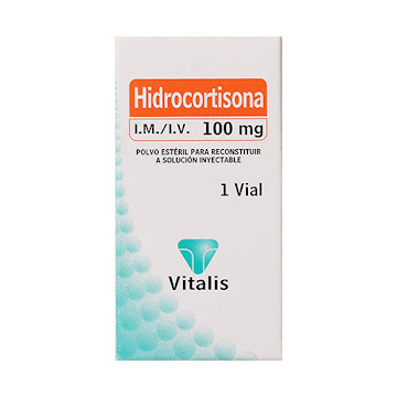 Hidrocortisona 100 mg Vitalis Caja x 1 Ampolla  