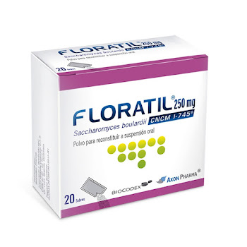 Floratil Saccharomyces Boulardii 250 mg Axón Caja x 20 Sobres  