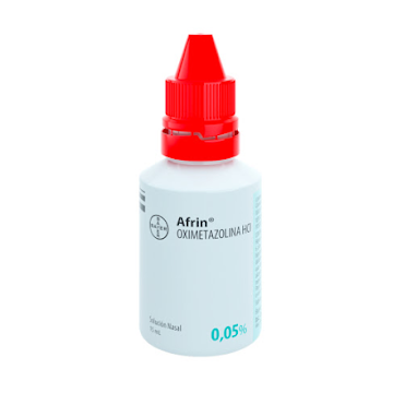Afrin 0.05% Solución   Nasal Frasco X15ml Msd Oximetazolina Hci          
