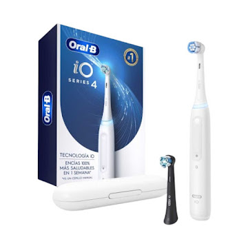 Cepillo de Dientes Eléctrico Oral B iO Series 4 Blanco Caja x 1 und  