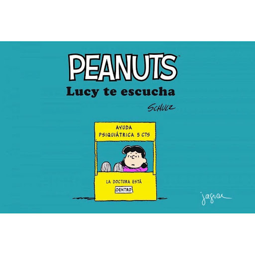Peanuts. Lucy Te Escucha Ediciones Jaguar Libro x 1.0 PEANUTS: LUCY TE ESCUCHA  Una recopilación de viñetas en donde Lucy, nuestra querida protagonista, hará de psicóloga de Charlie Brown, Snoopy y todos sus amigos.  Lucy monta un puesto de psiquiatría e