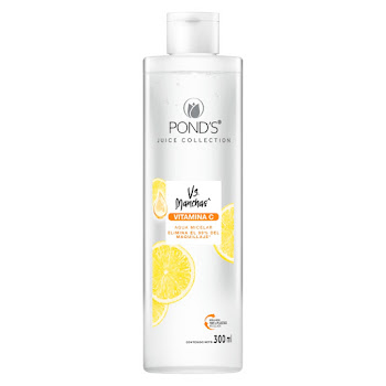 Agua Micelar Ponds Vs Manchas Con Vitamina C Frasco x 300 ml  