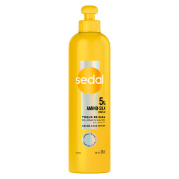 Crema para Peinar Sedal Toque De Seda 100 Horas de Suavidad Botella x 300 ml  
