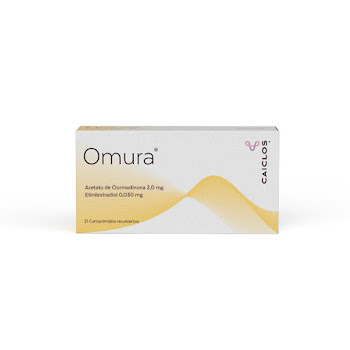 Omura Clormadinona + Etinilestradiol 2.0mg/0.030mg Caiclos Caja x 21 Comprimidos  
