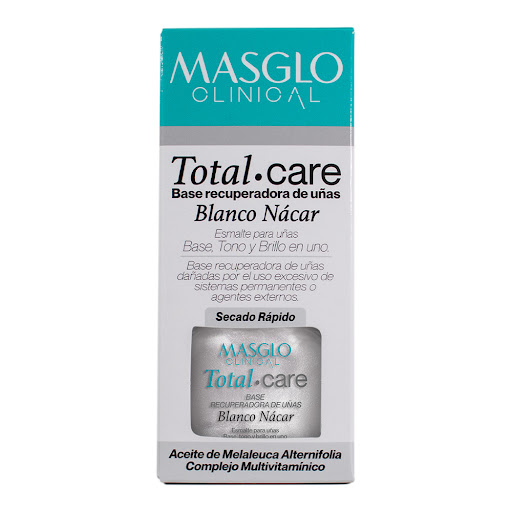 Base Masglo Clinical Total Care Blanco Nacar Frasco x 13,5 ml