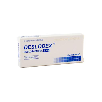Deslodex Desloratadina 5 mg Caja x 10 Tabletas  