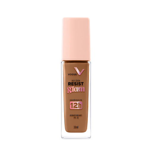 Base Vogue Resist Glam Tono Canela Frasco x 30 ml