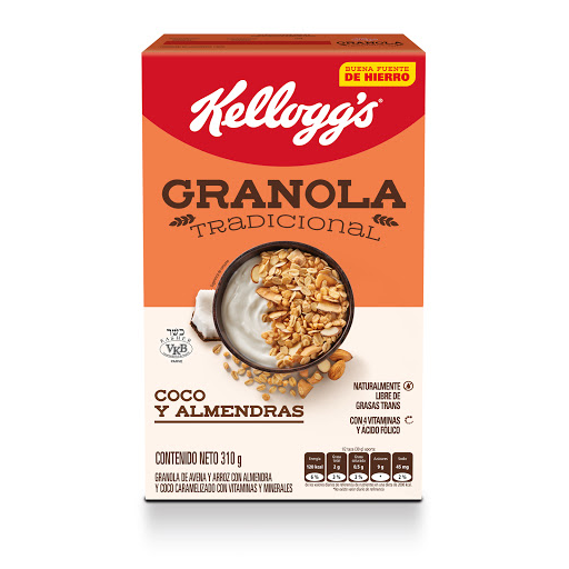 Granola Kellogg´S Almendra Y Coco x 310 gr