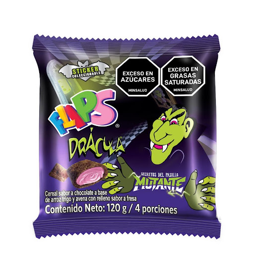 Cereal Flips Dracula Paquete x 120 gr