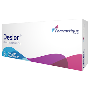 //Desler 5Mg Caja x30 Tab Pharmetique Desloratadina          