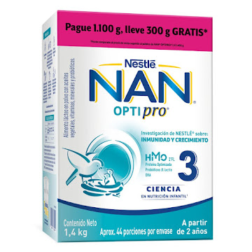 Oferta Alimento Lácteo Nan Optipro 3 HMO x 1400 gr  