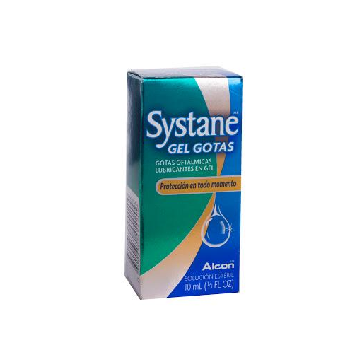Systane Gel Gotas Polietilenglicol + Propilenglicol 0.4%/0.3% Alcon Frasco x 10 ml