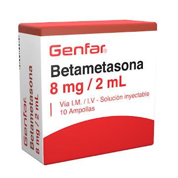Betametasona 8mg/2ml Genfar Inyectable x 1 und  