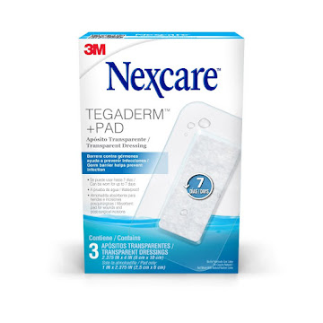 Apósito Pad Nexcare 3M Tegaderm Transparente Caja x 3 und  