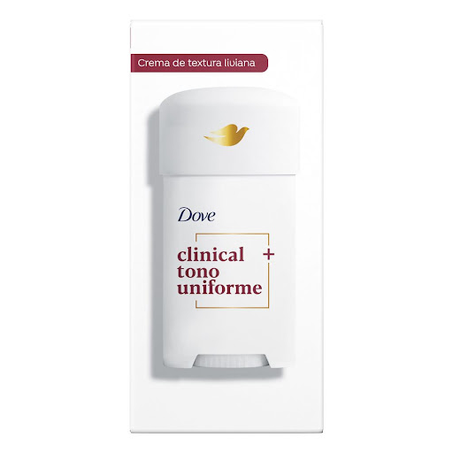 Desodorante Mujer Dove Clinical Tono Uniforme Barra Crema Frasco x 58 gr