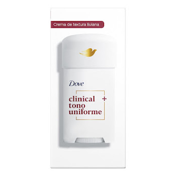 Desodorante Mujer Dove Clinical Tono Uniforme Barra Crema Frasco x 58 gr  