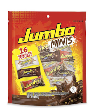 Chocolatina Jumbo Mini   Surtida X16Und 