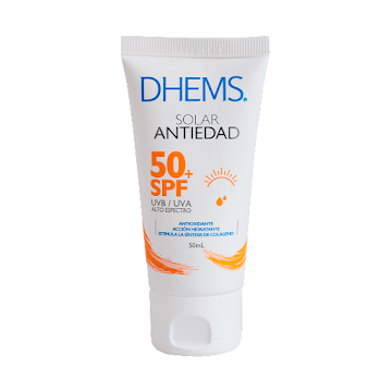 Protector Solar Dhems Antiedad Sin Color SPF50 x 50ml  