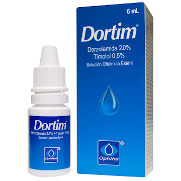 Dortim Dorzolamida + Timolol 2.0/0.5% Bagó Frasco x 6 ml  