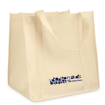 Bolsa Ecológica Farmatodo Grande Color Crema Natural x 1 und  