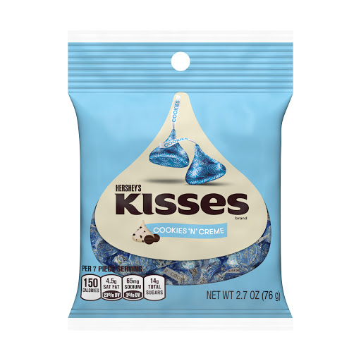 Chocolates Kisses Hershey'S Cookies And Cream Bolsa x 76 gr