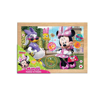 Solo Online Rompecabezas Minnie   Mouse  12 Piezas X 1 Unidad 