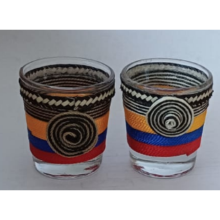 Copas de Aguardiente   Branddu Sombrero x 2 und 