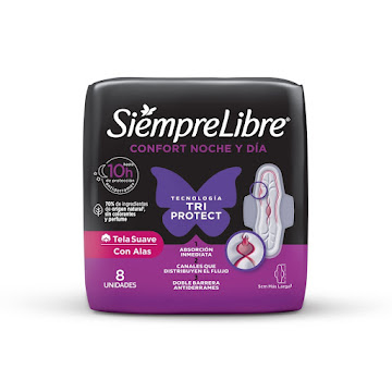 Toalla Higiénica Stayfree Adapt Plus Noche y Día x 8 und  