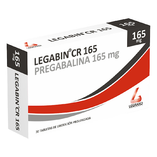 Legabin Cr Pregabalina 165mg Caja x 30 Tabletas