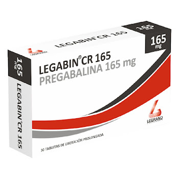 Legabin Cr Pregabalina 165mg Caja x 30 Tabletas  