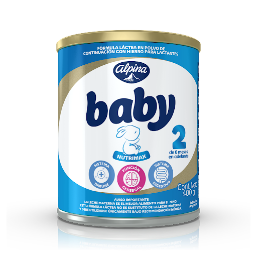 Fórmula Infantil Alpina Baby Nutrimax Etapa 2 x 800 gr