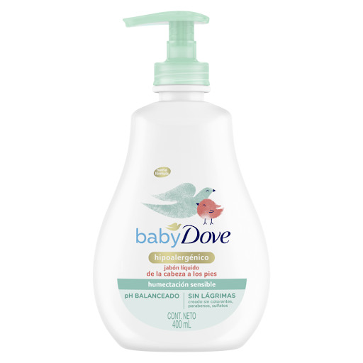 Jabón Dove Baby Líquido Corporal Humectación Sensible x 400 ml
