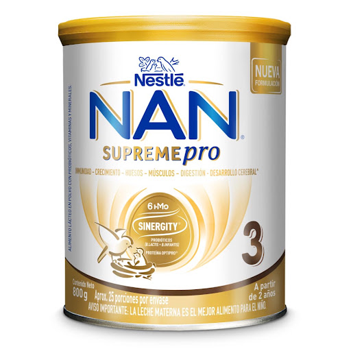 Alimento Lácteo Nan Supremepro Etapa 3 Con 6 HMO Lata x 800 g