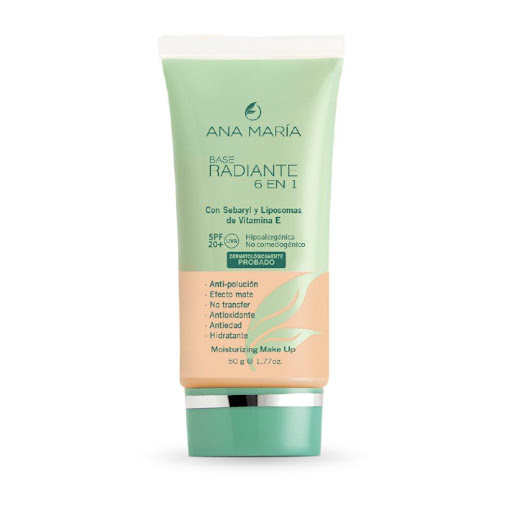 BASE ANA MARIA RADIANTE 6 EN 1 MEDIO CLARO ENVASE X 50 G ANA MARIA Caja x 1 UND 