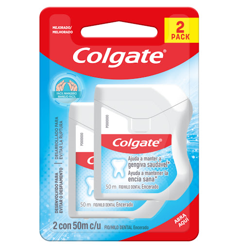 Seda Dental Colgate Encerado 2 und x 50 mts