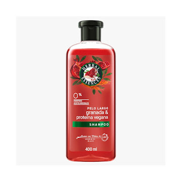 Shampoo Herbal Essences Granada Y Proteina Vegana Frasco x 400 ml  