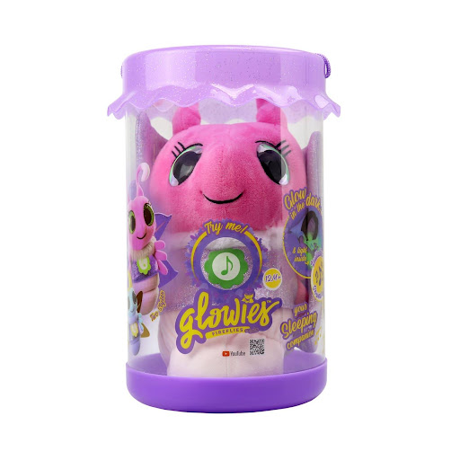Luciérnaga de Peluche Glowies Pink Eléctrónico Toy Logic Caja x 1 - ĦDuerme bien con Glowies Pink!- Este peluche que brilla en la oscuridad es tu abrazo y tu luz cuando estés descansando.- ĦPerfecto para dormir juntos!- Tu pequeño se duerme tranquilamente gracias al