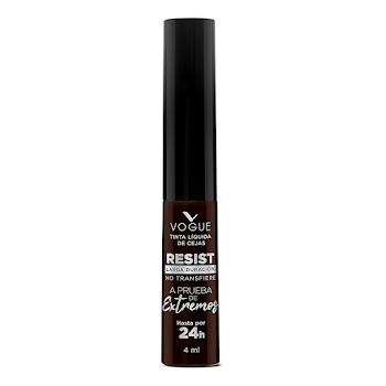 Tinta Líquida De Cejas Vogue Resist Larga Duración Café Cerrado x 4 ml  