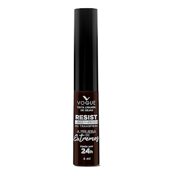 Tinta Líquida De Cejas Vogue Resist Larga Duración Café Cerrado x 4 ml  