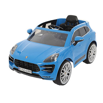 Solo Online Carro Electrico Prinsel    Auto Porsche Macan Blue  X 1 Unidad 