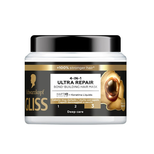 Tratamiento Schwarzkopf Gliss 4 En1 Ultra Reparación Pote x 400 ml